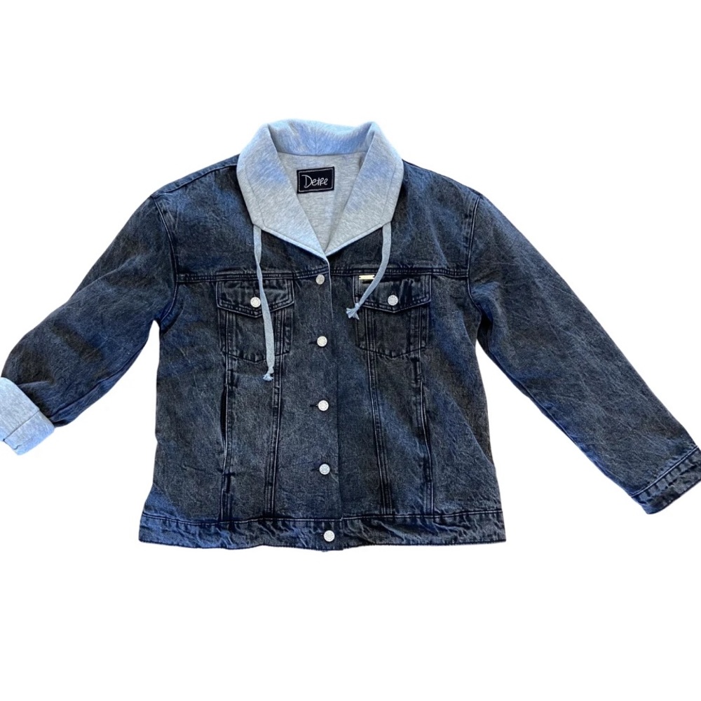 Shop Detre Black Denim Jacket